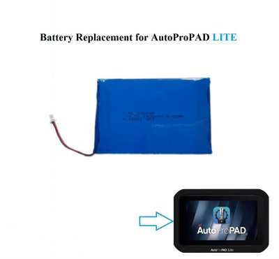 Battery Replacement for XTOOL AutoProPAD LITE Key Programmer
